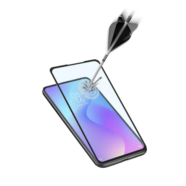 Folie Sticla Cellularline pentru Xiaomi Mi 9T/9T Pro Negru