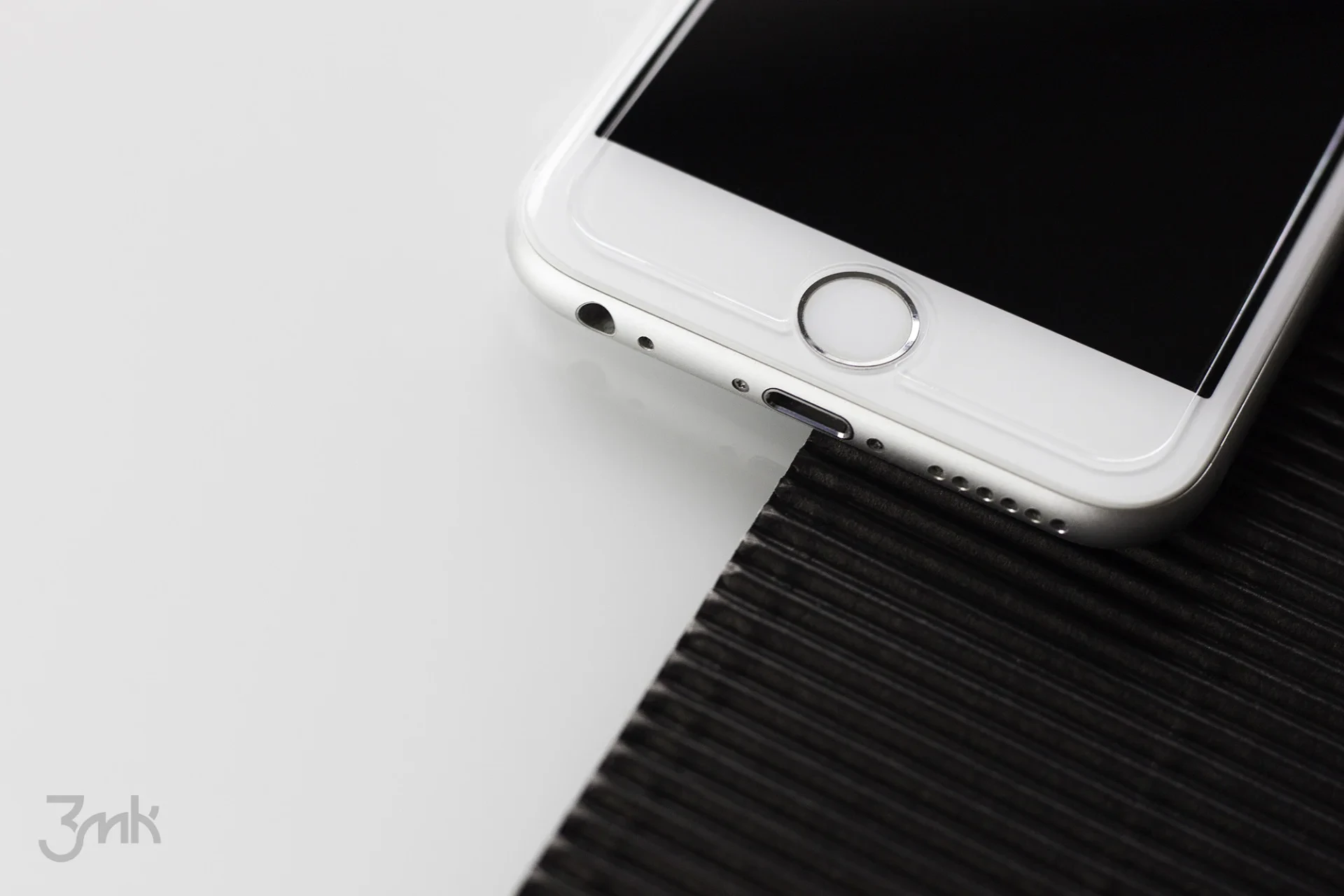 Folie Sticla Flexibila pentru iPhone 7/8 Plus Alb 3Mk