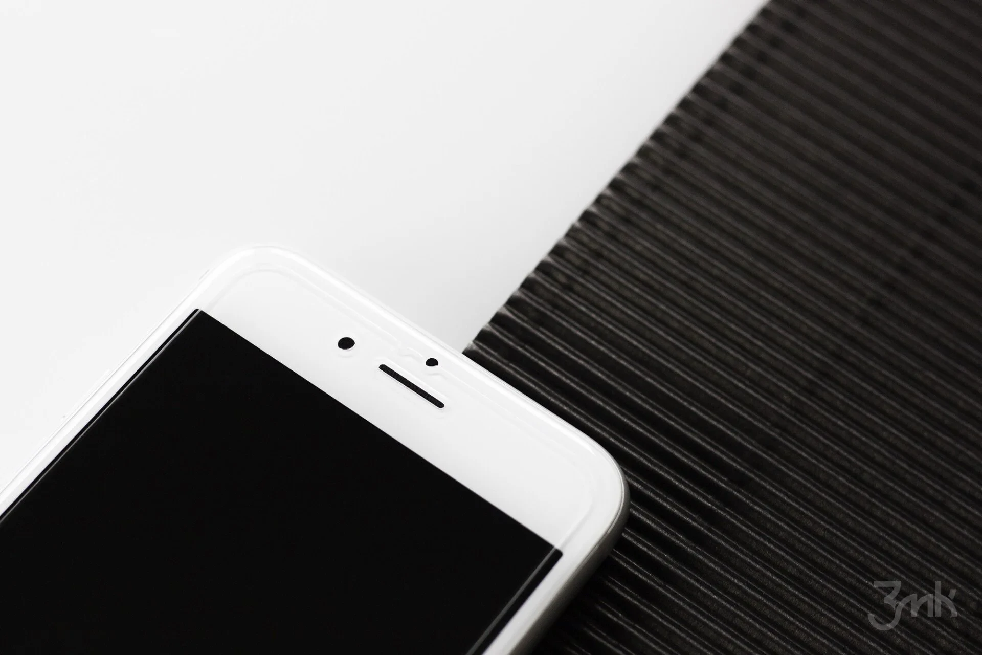Folie Sticla Flexibila pentru iPhone 7/8 Plus Alb 3Mk