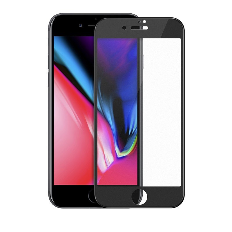 Folie Sticla Hoco Cool Radian Anti-Blue pentru iPhone 7/8 Plus Negru thumb