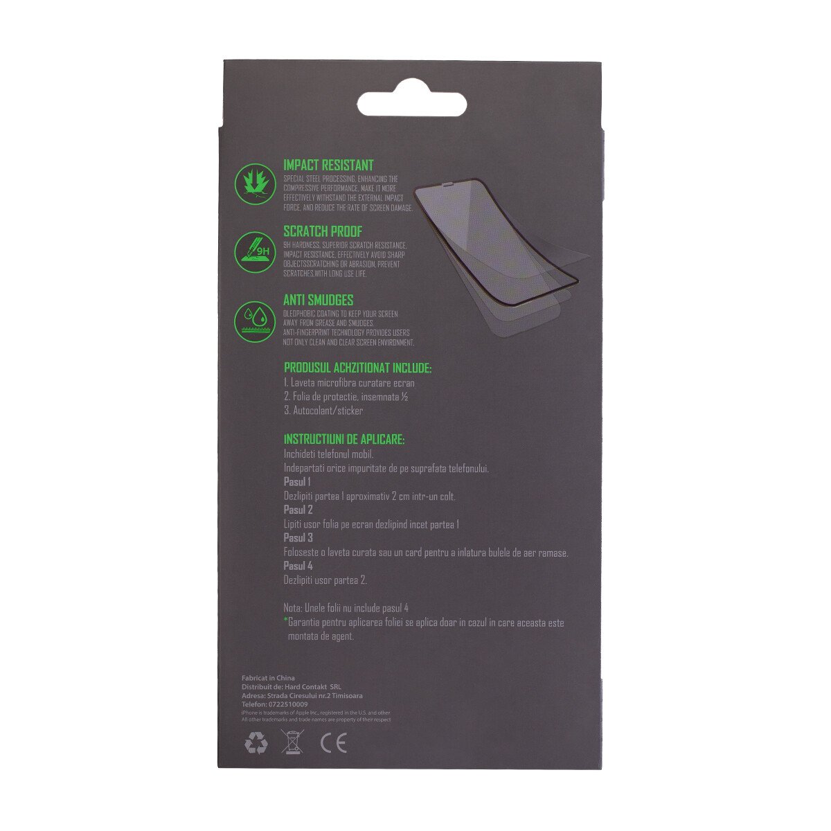 Folie sticla iPhone 6/ 7/ 8 Plus, Vipo Alba thumb