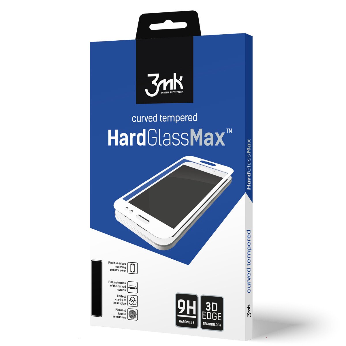 Folie sticla iPhone 7/8/SE 2 HardGlass Max Negru 3MK thumb