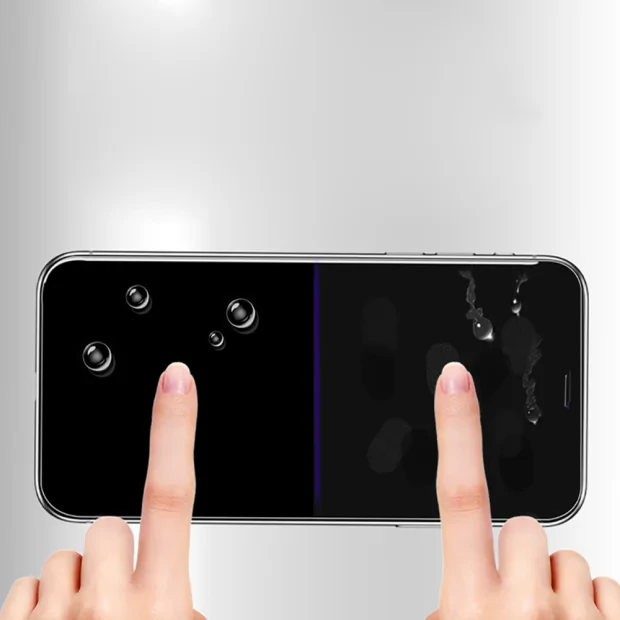 Folie sticla  iPhone XR, Vipo Negru