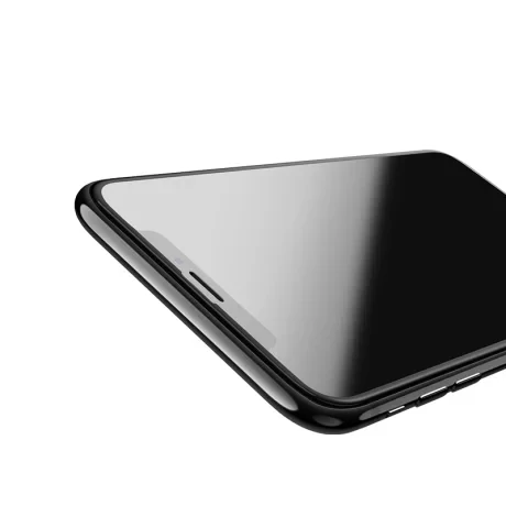 Folie sticla iPhone XS MAX, Hoco  Neagra