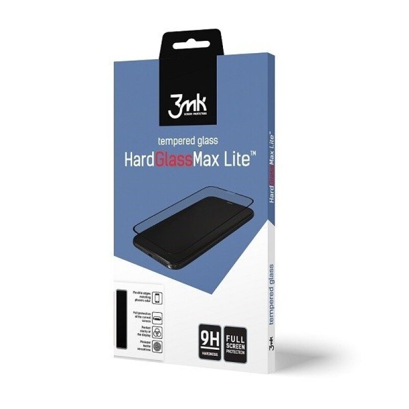Folie Sticla iPhone XS Max/11 Pro Max Negru Hardglass Max Lite 3MK