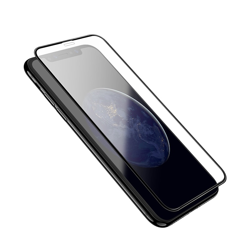 Folie sticla iPhone X/XS, Hoco Shock Proof 3D Neagra thumb