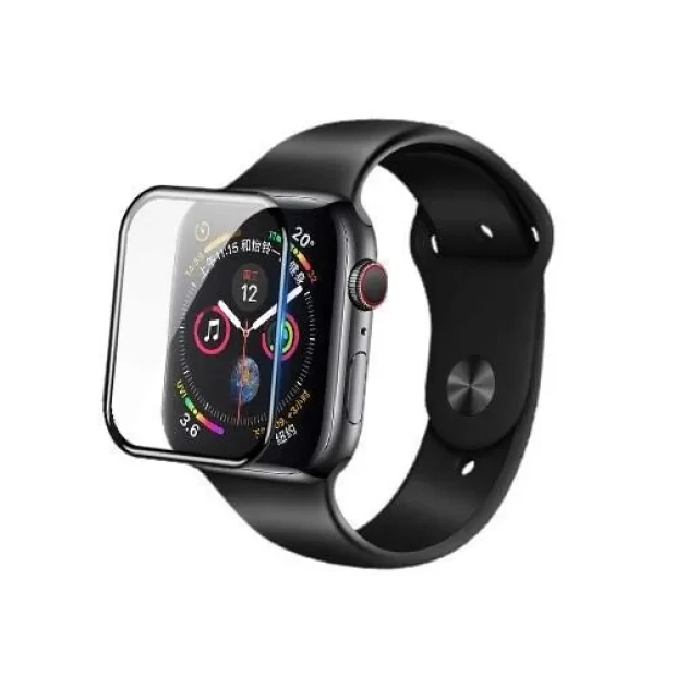 Folie Sticla Nillkin 3D pentru Apple Watch 40mm Series 4/5/6 / Watch SE Negru