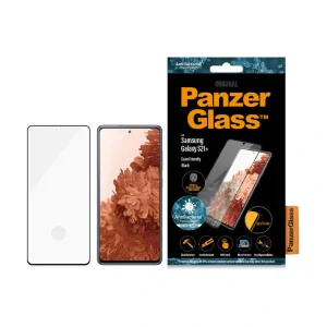 Folie Sticla Panzer Antibacterial pentru Samsung Galaxy S21 Plus Negru