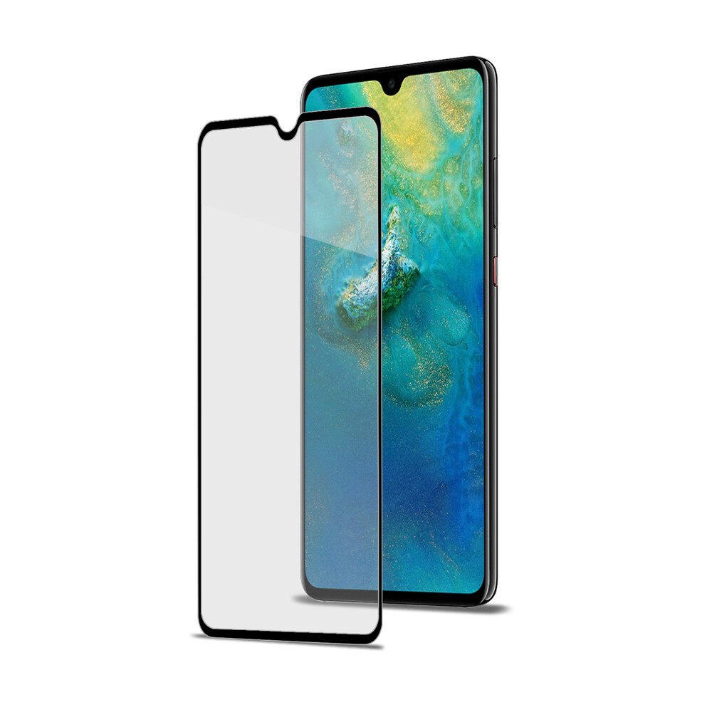 Folie Sticla Panzer pentru Huawei Mate 20 Negru thumb