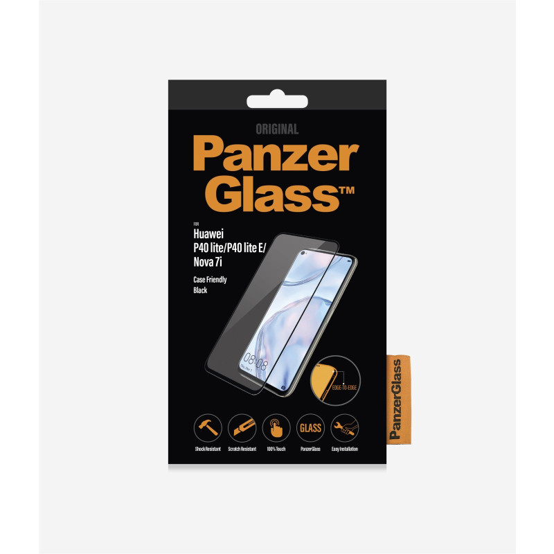 Folie Sticla PanzerGlass pentru Huawei P40 Lite/P40 Lite E Negru