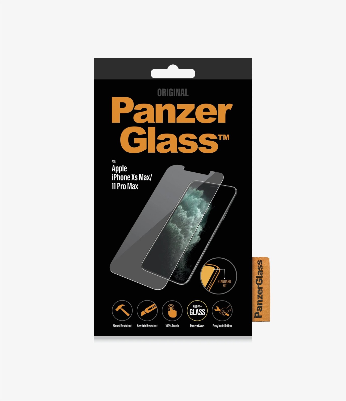 Folie Sticla PanzerGlass pentru iPhone Xs Max/11 Pro Max Negru thumb