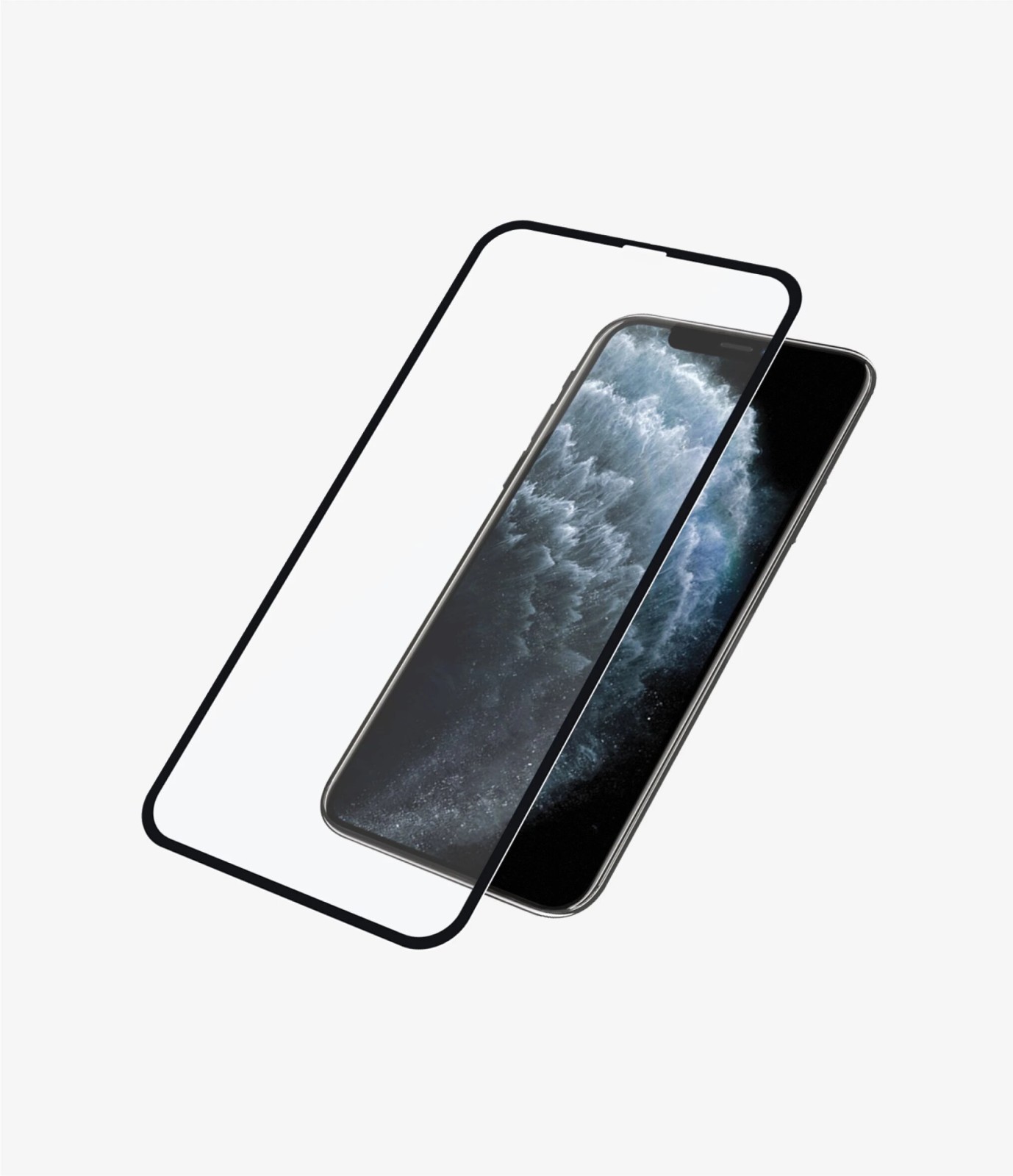 Folie Sticla PanzerGlass pentru iPhone X/XS/11 Pro Negru thumb