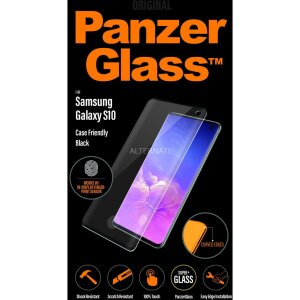 Folie Sticla Panzer pentru Samsung Galaxy S10 Negru