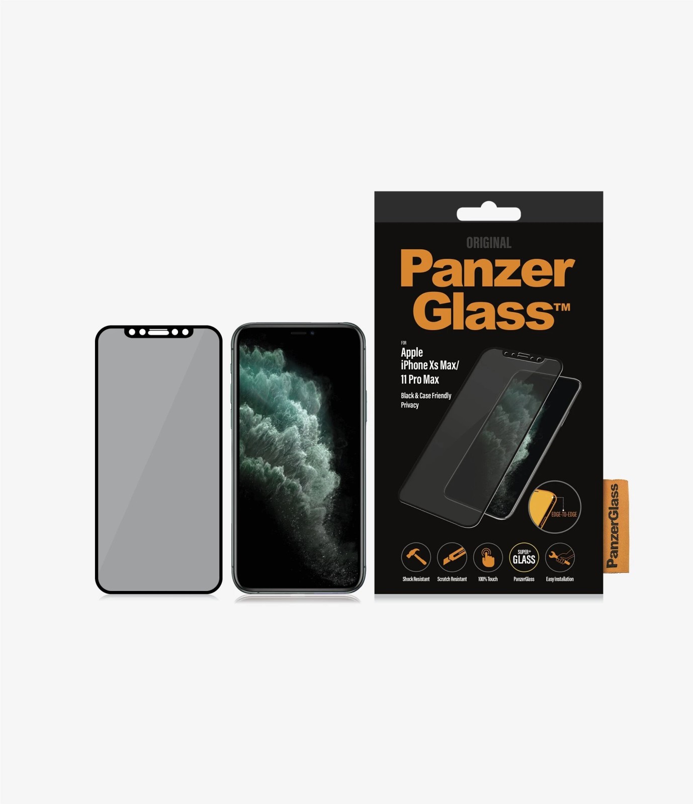 Folie Sticla PanzerGlass Privacy pentru iPhone Xs Max/11 Pro Max Negru thumb