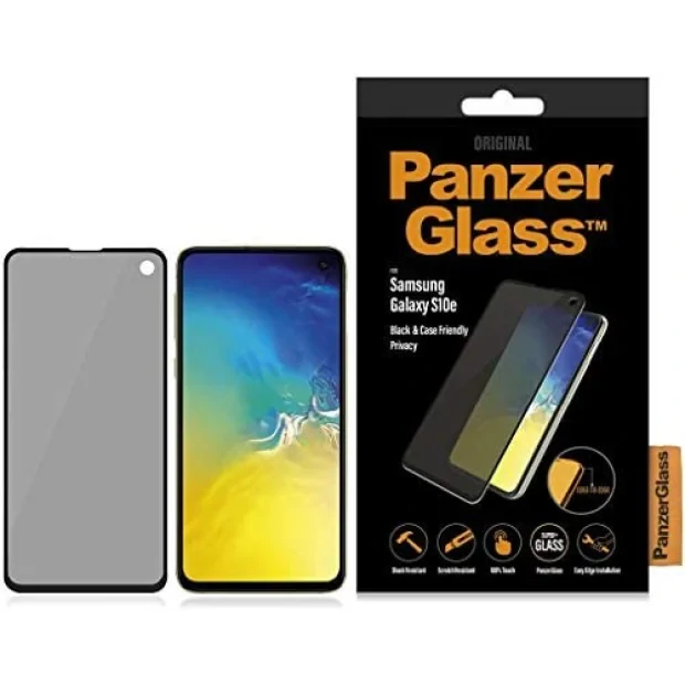 Folie Sticla Privacy Panzer pentru Samsung Galaxy S10e Negru