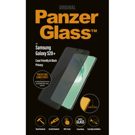 Folie Sticla Privacy Panzer pentru Samsung Galaxy S20 Plus Negru thumb