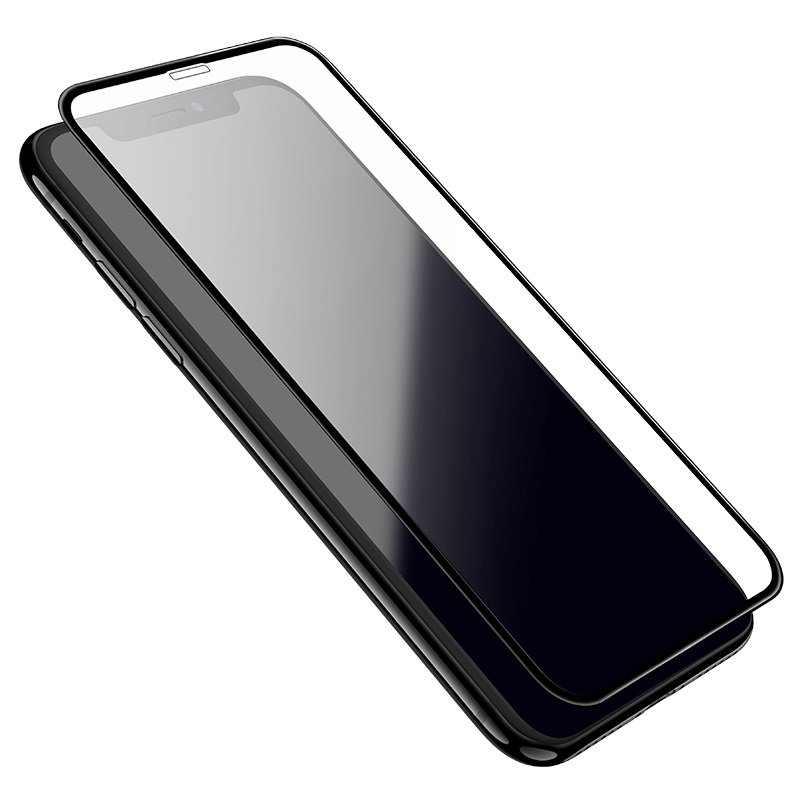 Folie Sticla Securizata HD 3D iPhone 11/XR Negru Hoco thumb