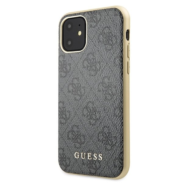 Guess Husa Charms pentru iPhone 11 Gri thumb