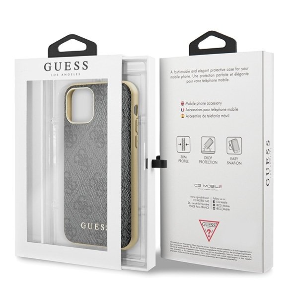 Guess Husa Charms pentru iPhone 11 Gri thumb