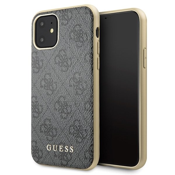 Guess Husa Charms pentru iPhone 11 Gri thumb