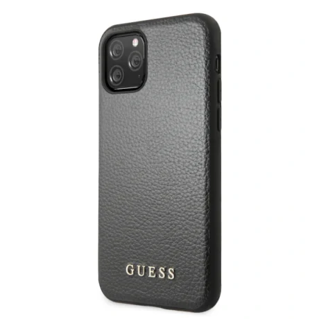 Guess Husa din Piele Sintetica pentru iPhone 11 Pro Negru