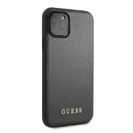 Guess Husa din Piele Sintetica pentru iPhone 11 Pro Negru