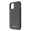 Guess Husa pentru iPhone 11 Pro, Saffiano Circle Logo, Negru