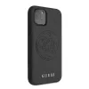 Guess Husa pentru iPhone 11 Pro, Saffiano Circle Logo, Negru