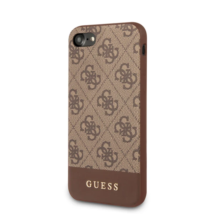 Guess Husa pentru iPhone 7/8/SE, Stripe Cover, Maro thumb