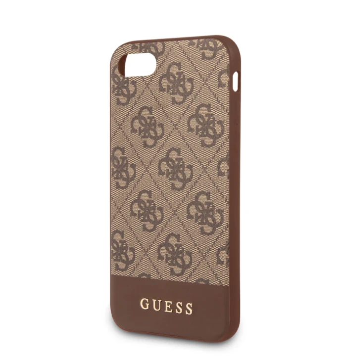 Guess Husa pentru iPhone 7/8/SE, Stripe Cover, Maro thumb