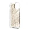 Husa Cover Guess Glitter Hearts pentru iPhone 11 Pro Max Gold