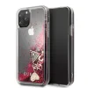 Husa Cover Guess Glitter Hearts pentru iPhone 11 Pro Max Raspberry
