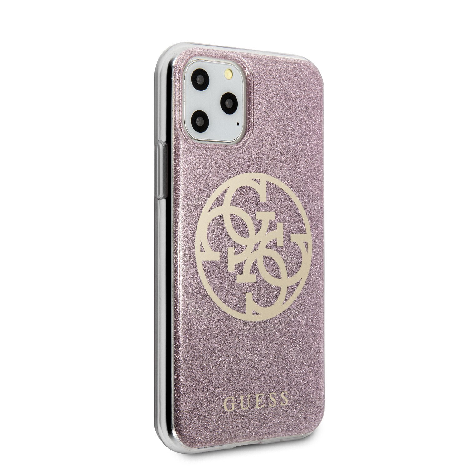 Husa Cover Guess Glitter 4G pentru iPhone 11 Pro Max Pink thumb