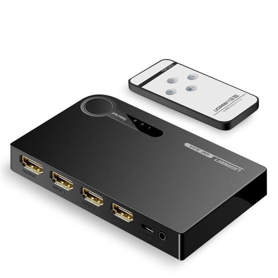 HDMi Ugreen 3XUsb Switcher Negru thumb