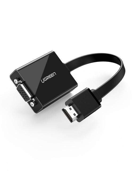 HDMI Ugreen VGA to Jack 3.5mm Negru thumb