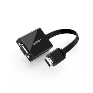 HDMI Ugreen VGA to Jack 3.5mm Negru