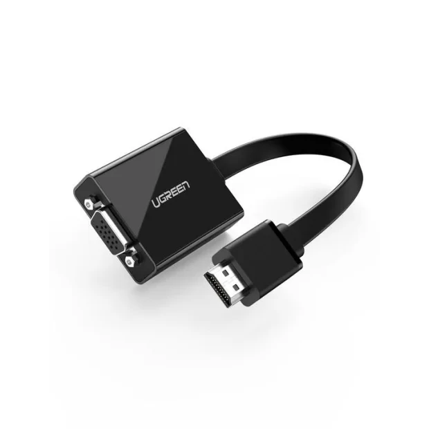 HDMI Ugreen VGA to Jack 3.5mm Negru