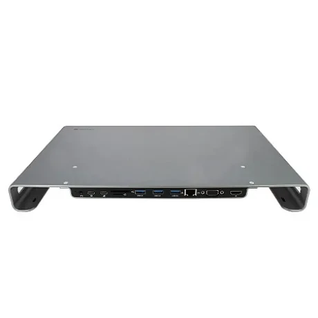 Hub Swissten DOCK 2XUSB-C 3XUSB 3.0 1XHDMI 1XRJ45 Aluminiu Gri