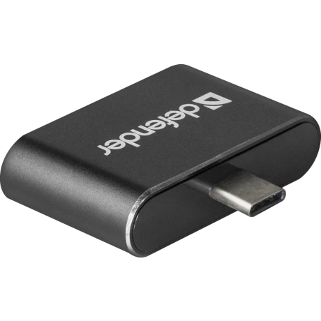 Hub Usb Defender Quadro Dual 2xUsb TypeC- Micro Usb 0.5A Negru