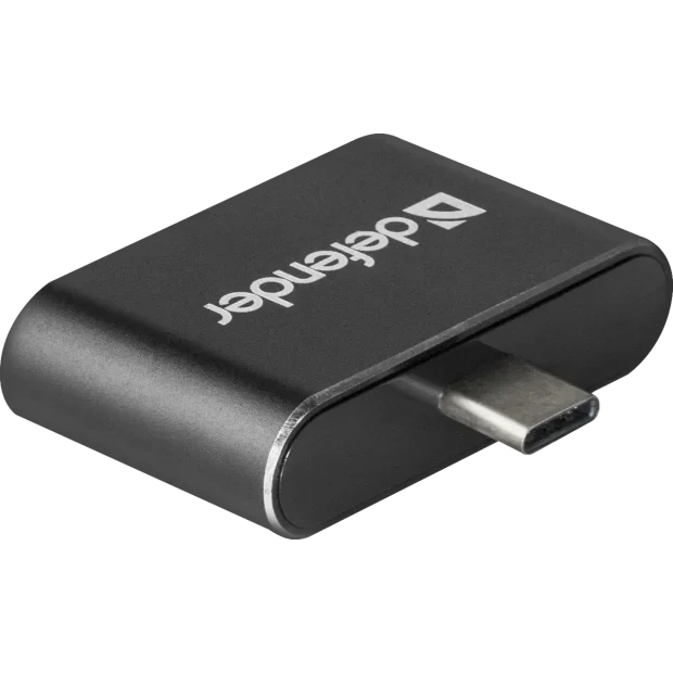 Hub Usb Defender Quadro Dual 2xUsb TypeC- Micro Usb 0.5A Negru