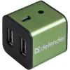 Hub USB Defender Quadro Iron 4xUsb Aluminium 0.5A Negru
