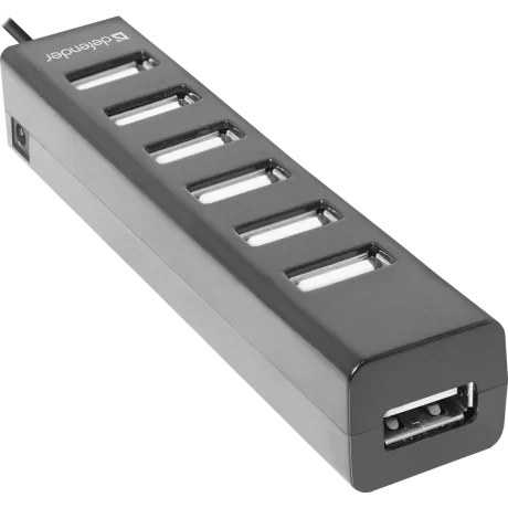 Hub Usb Defender Quadro Swift 7xUsb 0.5A Negru
