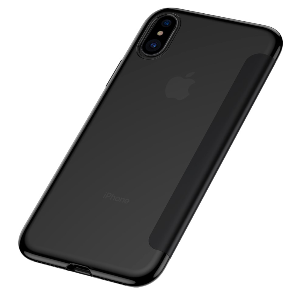 Husa 360 iPhone XS Translucent View, Baseus Neagra thumb