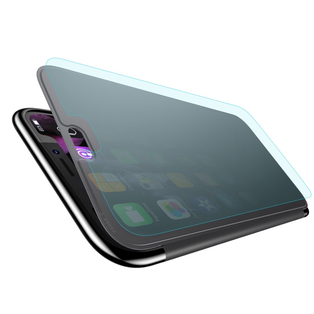 Husa 360 iPhone XS Translucent View, Baseus Neagra thumb