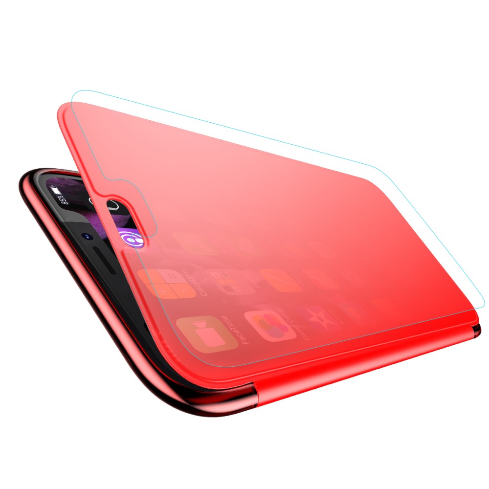 Husa 360 iPhone XS Translucent View Baseus, Rosie thumb