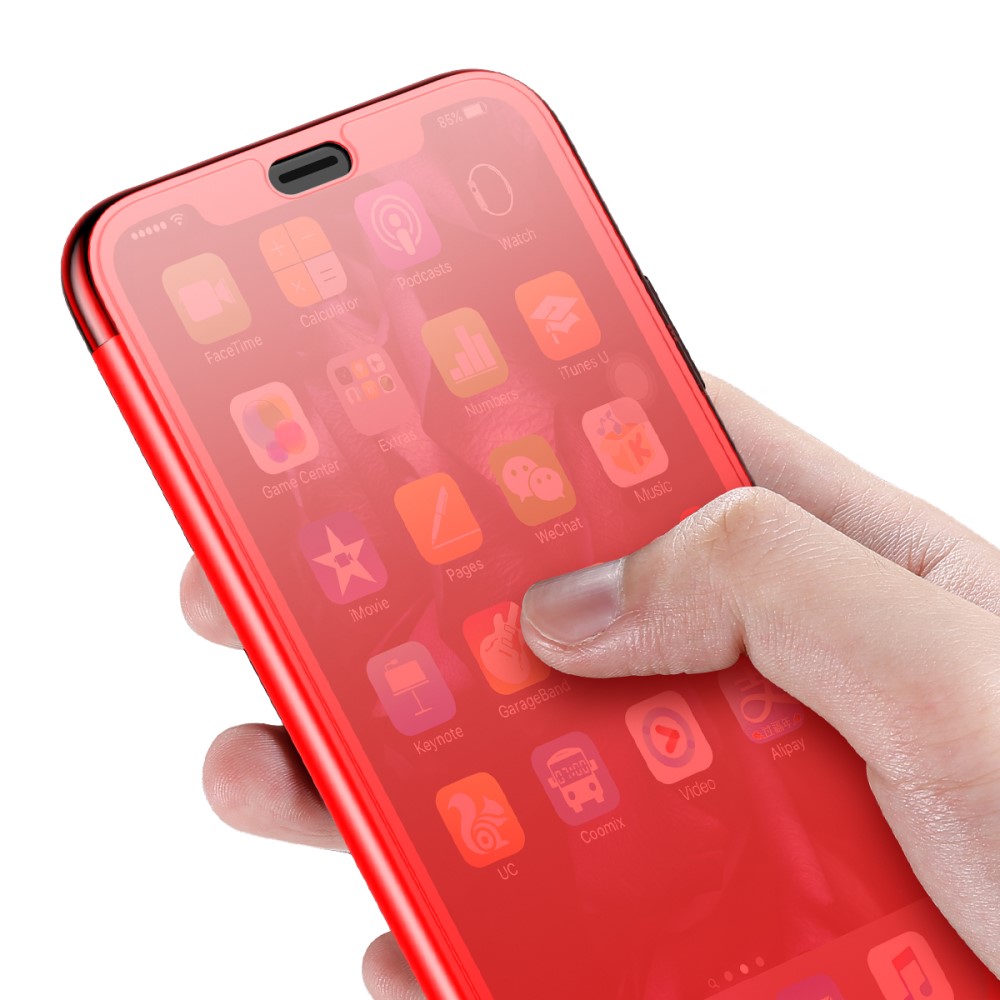 Husa 360 iPhone XS Translucent View Baseus, Rosie thumb