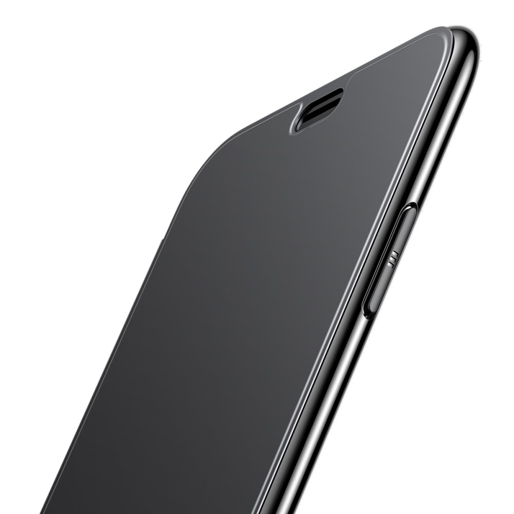 Husa 360 iPhone XS Max 6.5'' Translucent View, Baseus, Neagra thumb