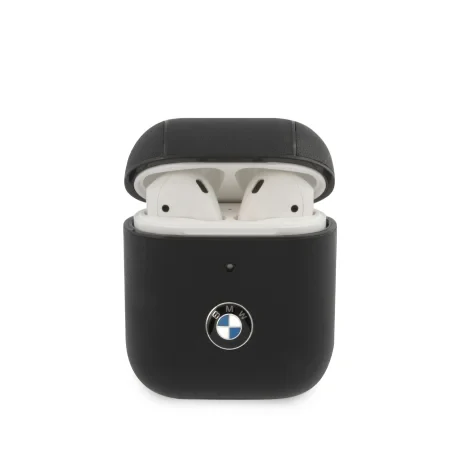 Husa Airpods BMW Signature Leather pentru Airpods 1/2 Black