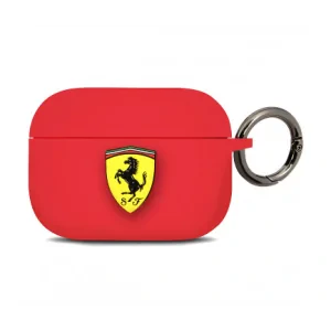 Husa Airpods Ferrari Silicone pentru Airpods Pro Red