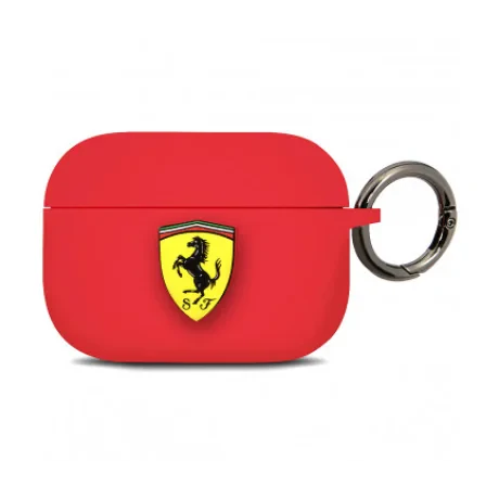 Husa Airpods Ferrari Silicone pentru Airpods Pro Red